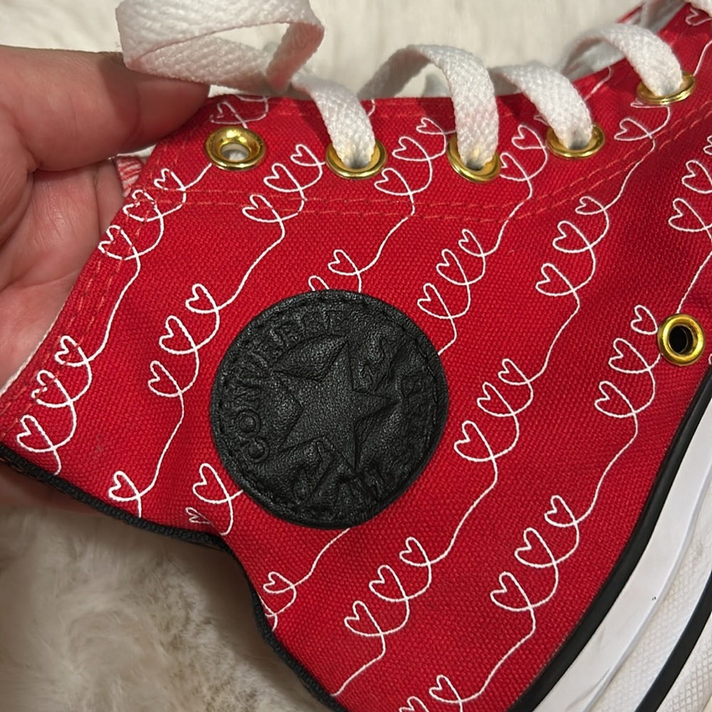 Red High Top Converse - Picture 7 of 7